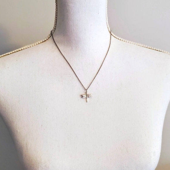 NIB Dragonfly Necklace Silver 925 by MURU Jewellery London - Picture 9 of 10